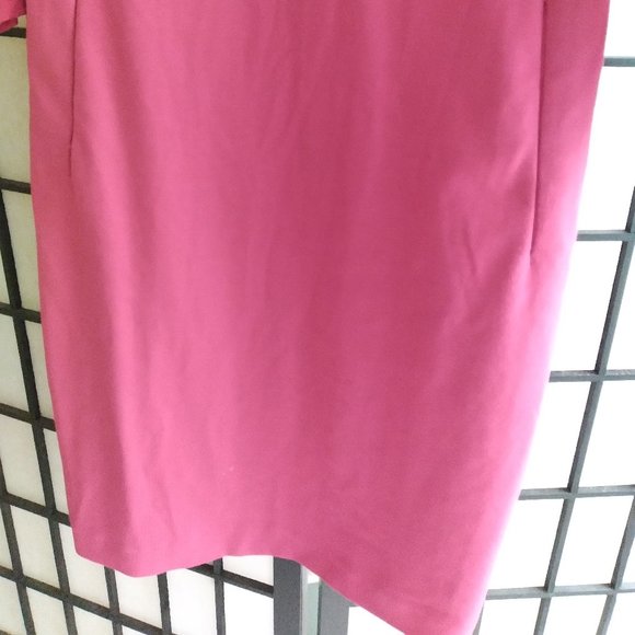 Elie Tahari Dark Pink 3/4" Sleeve Dress - Picture 7 of 9